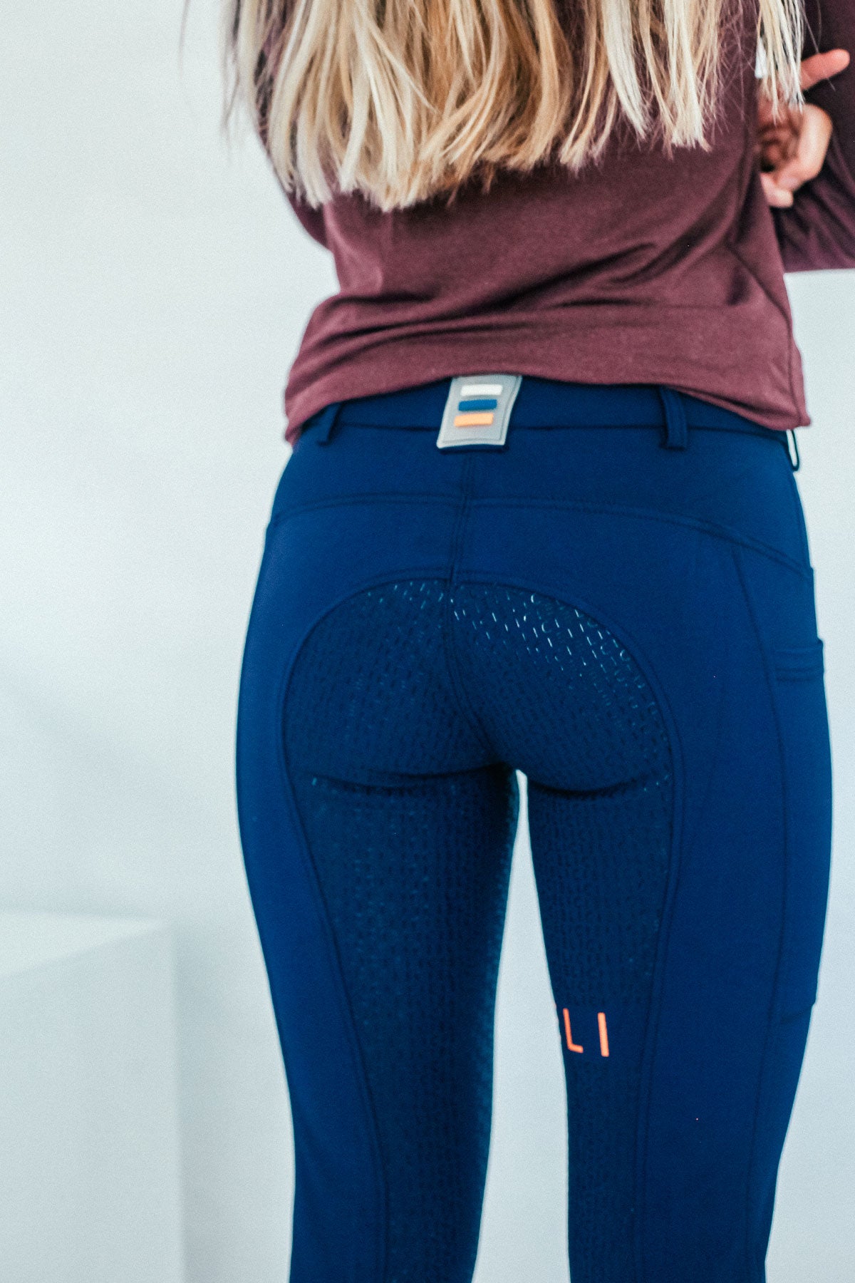 navy everyday ladies riding breeches full grip