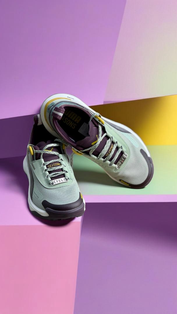 Ladies Puma Voyage Nitro 3 Green Fog