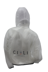 equestrian clear rain jacket